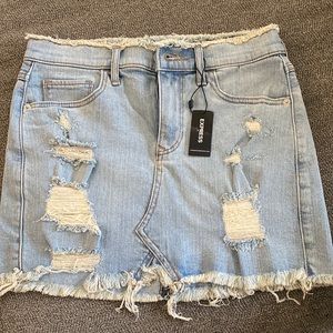 Jean skirt from Express